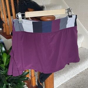 Lululemon Run Pacer Setter Skirt Skort with Ruffle Detail